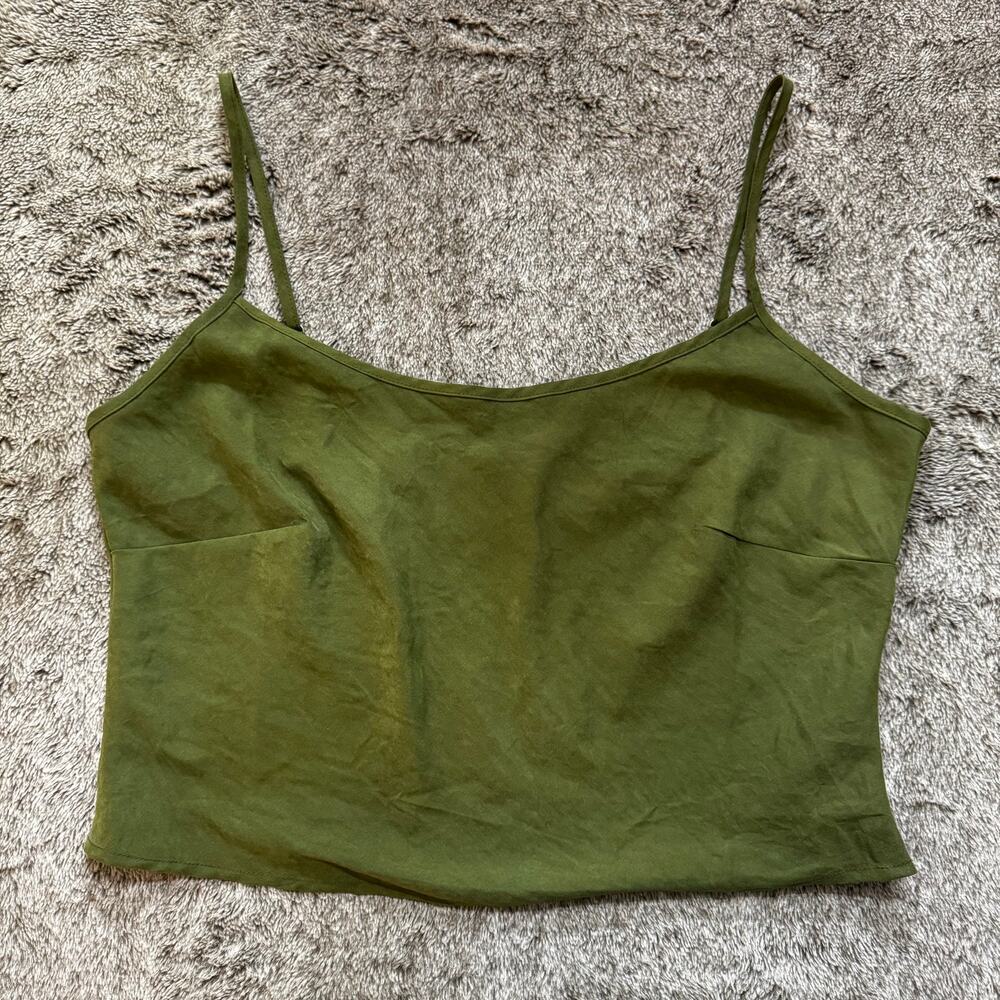 Polly Princess Crop Top Women's 12 Green